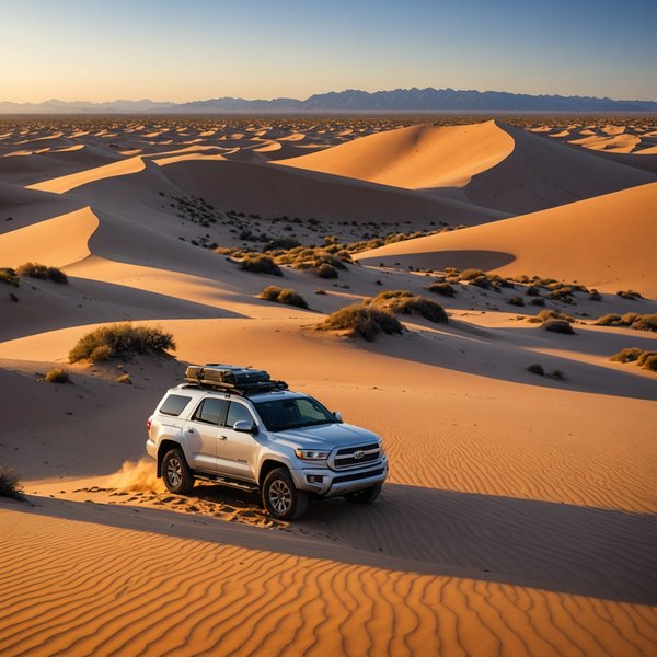 Quels sont les conseils pour un camping en région de dunes désertiques en automne?