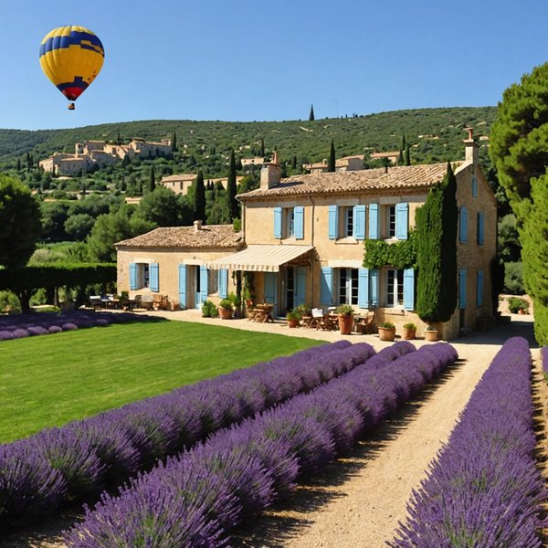 Peut-on trouver une maison de vacances en Provence avec des ateliers de cuisine et des excursions en montgolfière?