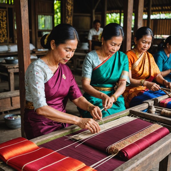 Comment découvrir les traditions de la fabrication de soie en Thaïlande?