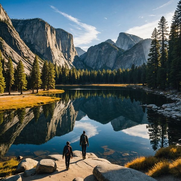 Quels sont les meilleurs itinéraires pour une randonnée dans le parc national de Yosemite, USA ?